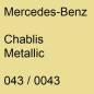 Preview: Mercedes-Benz, Chablis Metallic, 043 / 0043.